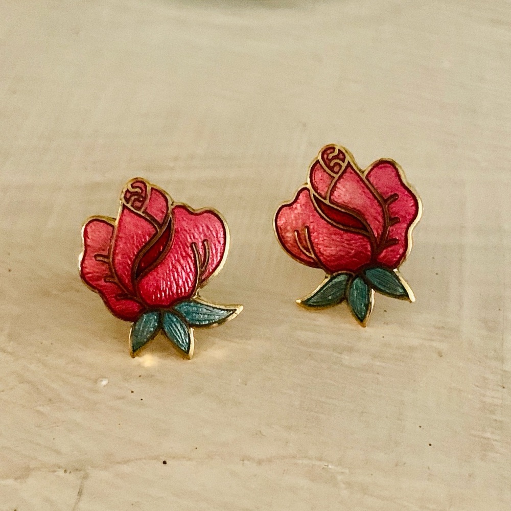 ( 7 ) Rose Earring